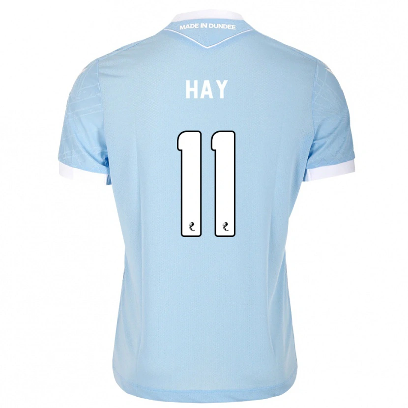 Danxen Mujer Camiseta Ashley Hay #11 Azul Cielo Claro Blanco 2ª Equipación 2026/27 La Camisa México