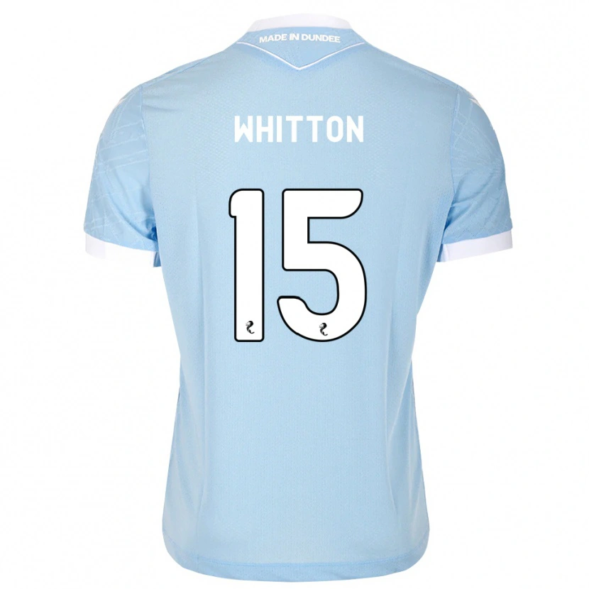Danxen Mujer Camiseta Jamie Whitton #15 Azul Cielo Claro Blanco 2ª Equipación 2026/27 La Camisa México