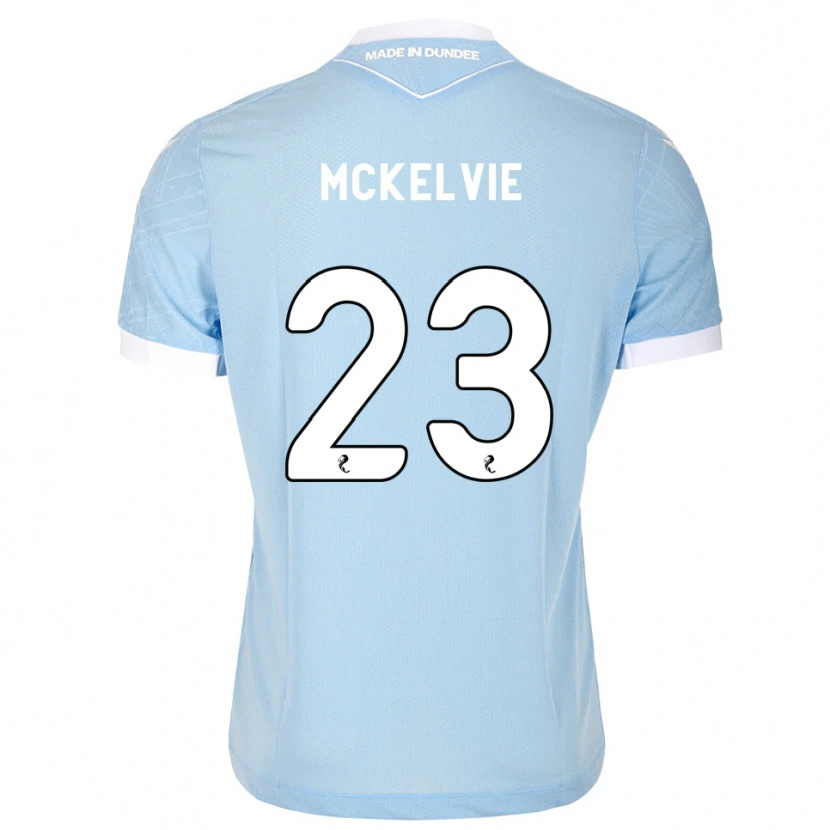 Danxen Mujer Camiseta Lewis Mckelvie #23 Azul Cielo Claro Blanco 2ª Equipación 2026/27 La Camisa México