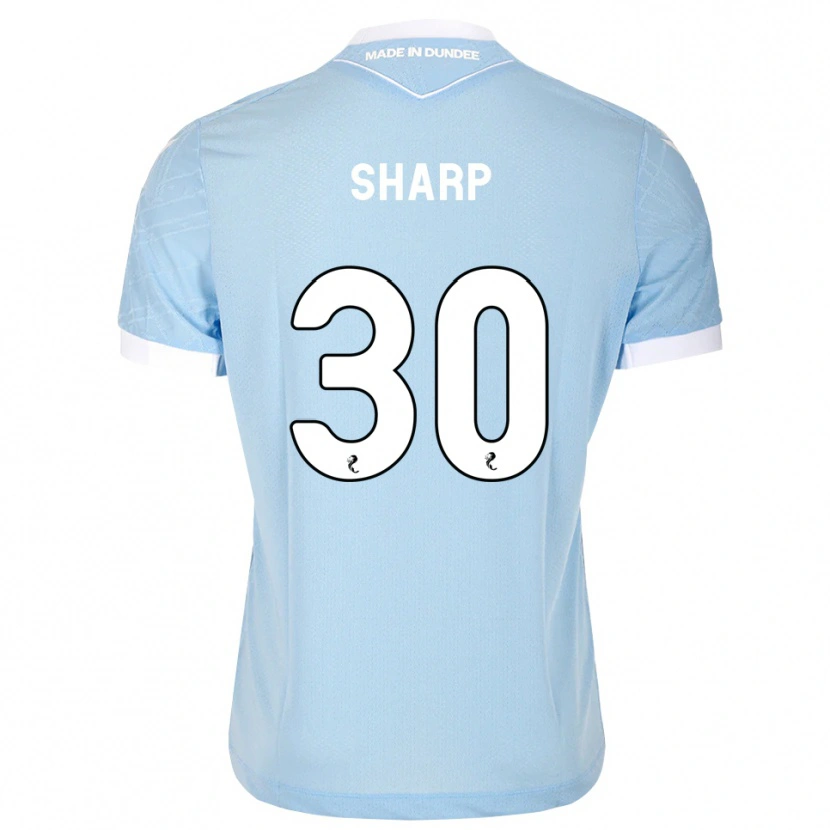 Danxen Mujer Camiseta Harry Sharp #30 Azul Cielo Claro Blanco 2ª Equipación 2026/27 La Camisa México