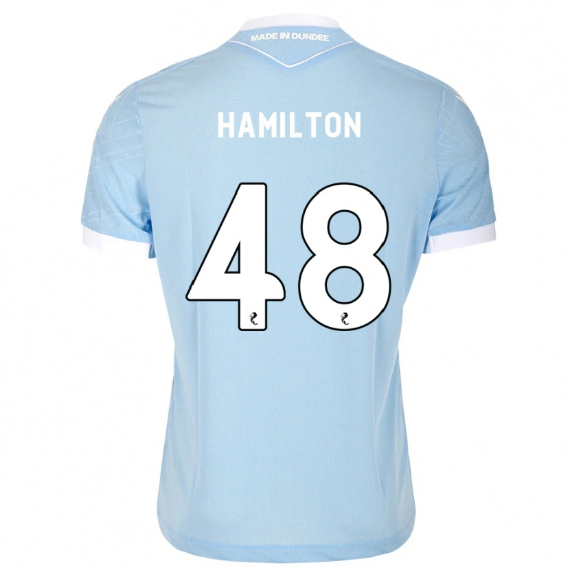 Danxen Mujer Camiseta Ethan Hamilton #48 Azul Cielo Claro Blanco 2ª Equipación 2026/27 La Camisa México