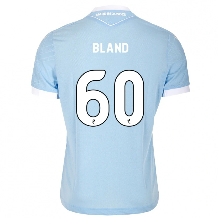 Danxen Mujer Camiseta Ryan Bland #60 Azul Cielo Claro Blanco 2ª Equipación 2026/27 La Camisa México
