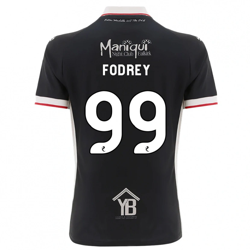 Danxen Niño Camiseta Cj Fodrey #99 Negro Blanco Rojo 1ª Equipación 2026/27 La Camisa México