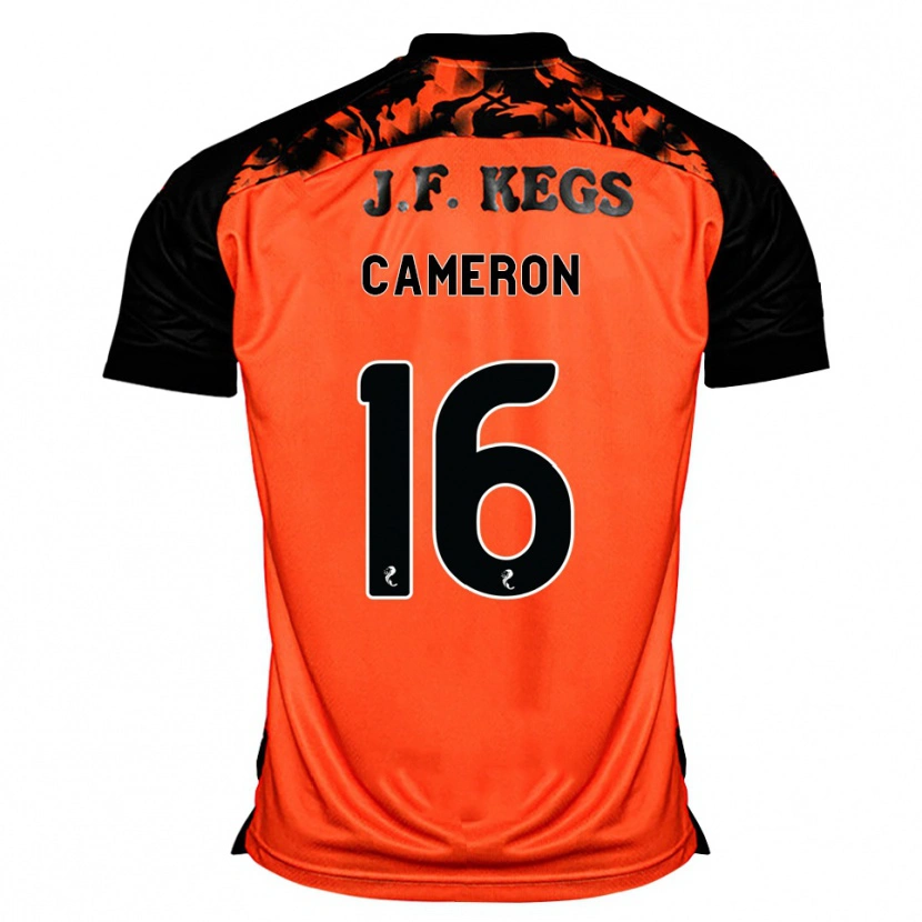 Danxen Niño Camiseta Lyall Cameron #16 Naranja Negro Blanco 1ª Equipación 2026/27 La Camisa México