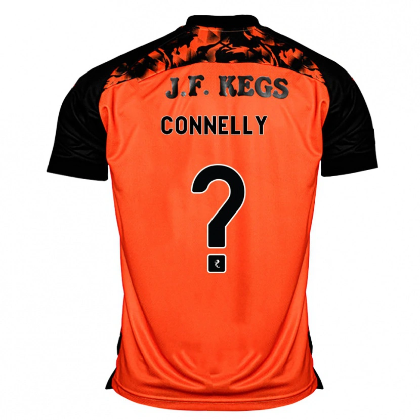 Danxen Niño Camiseta David Connelly #0 Naranja Negro Blanco 1ª Equipación 2026/27 La Camisa México