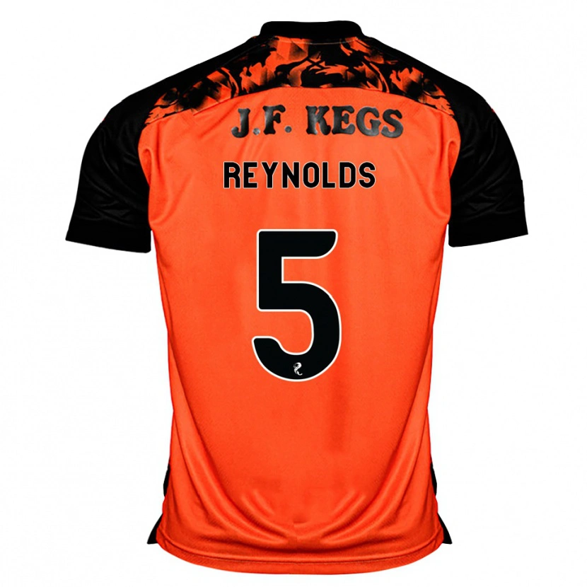 Danxen Niño Camiseta Nairn Reynolds #5 Naranja Negro Blanco 1ª Equipación 2026/27 La Camisa México