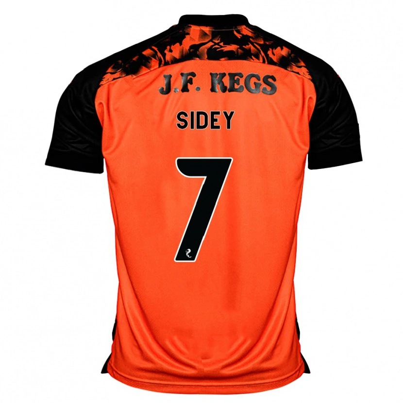Danxen Niño Camiseta Leah Sidey #7 Naranja Negro Blanco 1ª Equipación 2026/27 La Camisa México