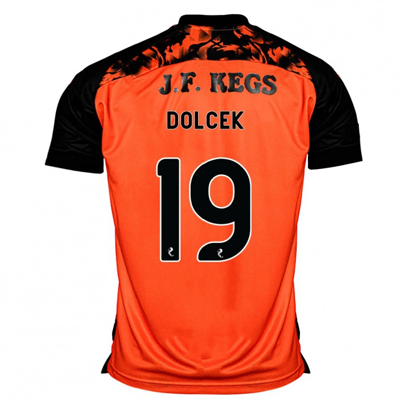 Danxen Niño Camiseta Ivan Dolcek #19 Naranja Negro Blanco 1ª Equipación 2026/27 La Camisa México
