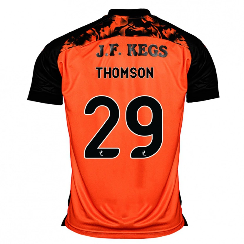 Danxen Niño Camiseta Miller Thomson #29 Naranja Negro Blanco 1ª Equipación 2026/27 La Camisa México