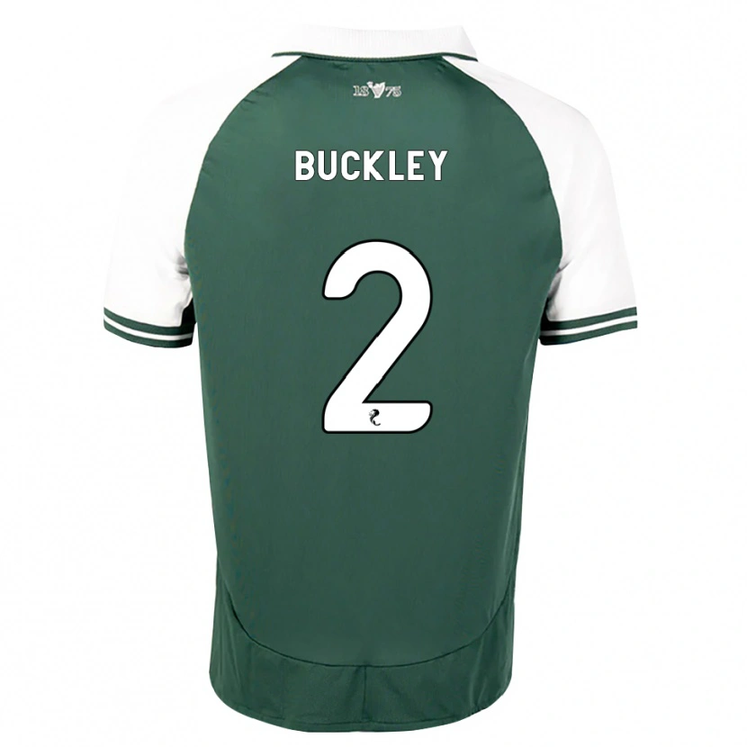 Danxen Niño Camiseta Adam Buckley #2 Verde Marino Blanco 1ª Equipación 2026/27 La Camisa México