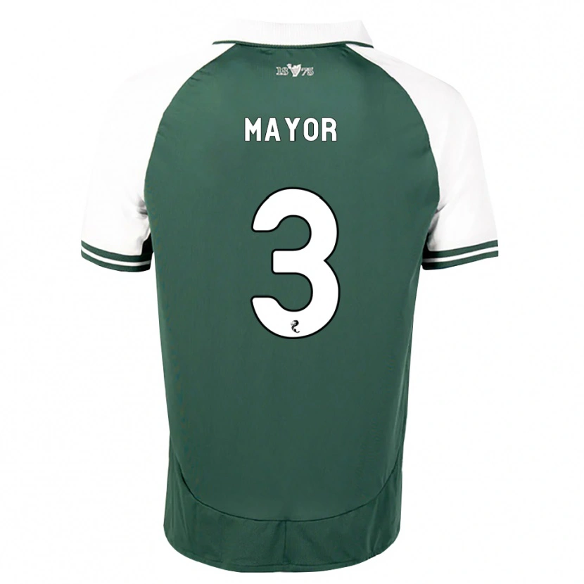 Danxen Niño Camiseta Adam Mayor #3 Verde Marino Blanco 1ª Equipación 2026/27 La Camisa México