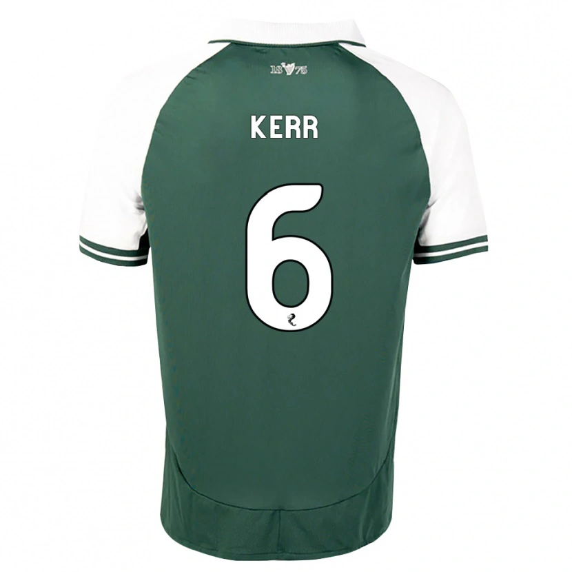 Danxen Niño Camiseta Jason Kerr #6 Verde Marino Blanco 1ª Equipación 2026/27 La Camisa México