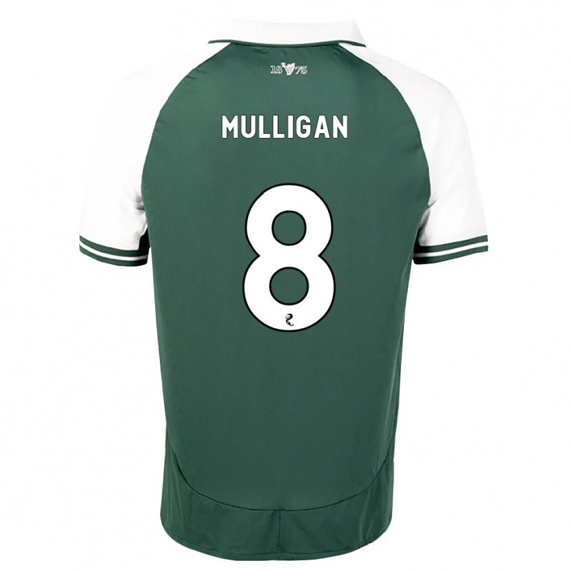 Danxen Niño Camiseta Josh Mulligan #8 Verde Marino Blanco 1ª Equipación 2026/27 La Camisa México