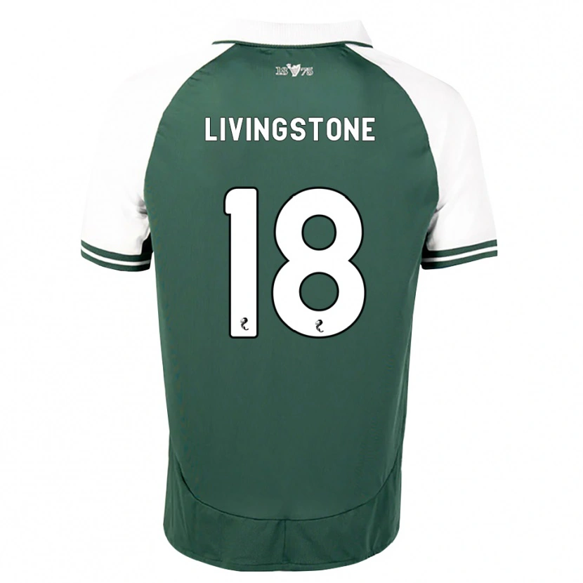 Danxen Niño Camiseta Rosie Livingstone #18 Verde Marino Blanco 1ª Equipación 2026/27 La Camisa México