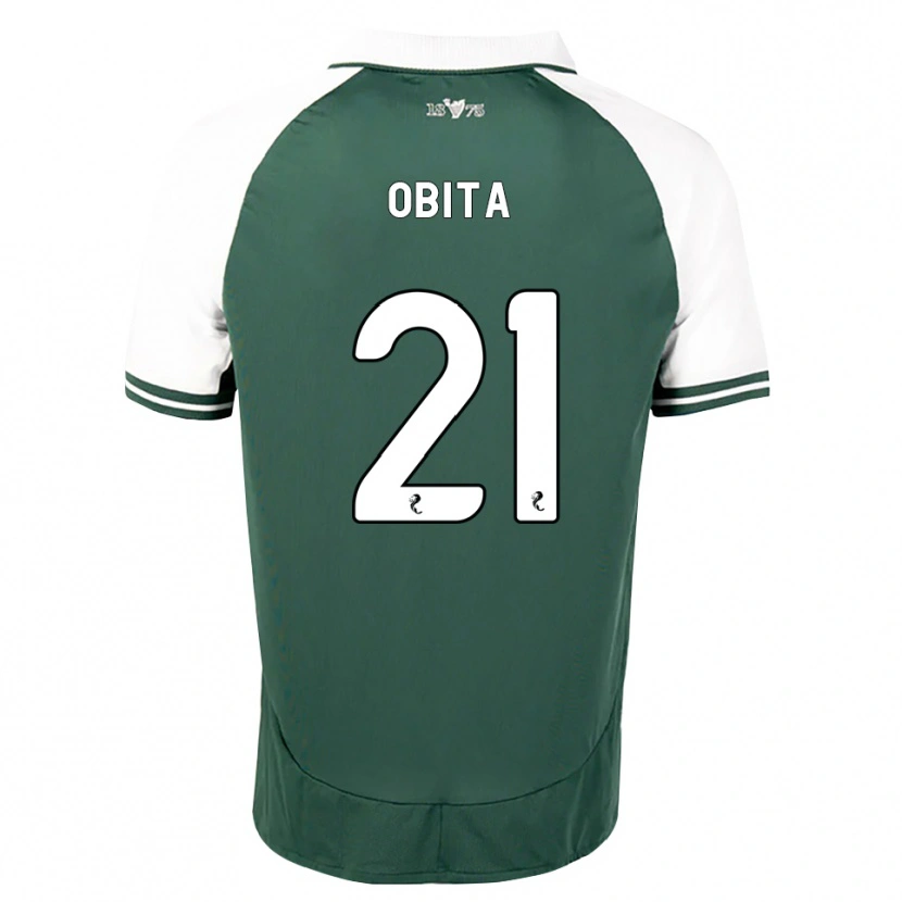 Danxen Niño Camiseta Jordan Obita #21 Verde Marino Blanco 1ª Equipación 2026/27 La Camisa México