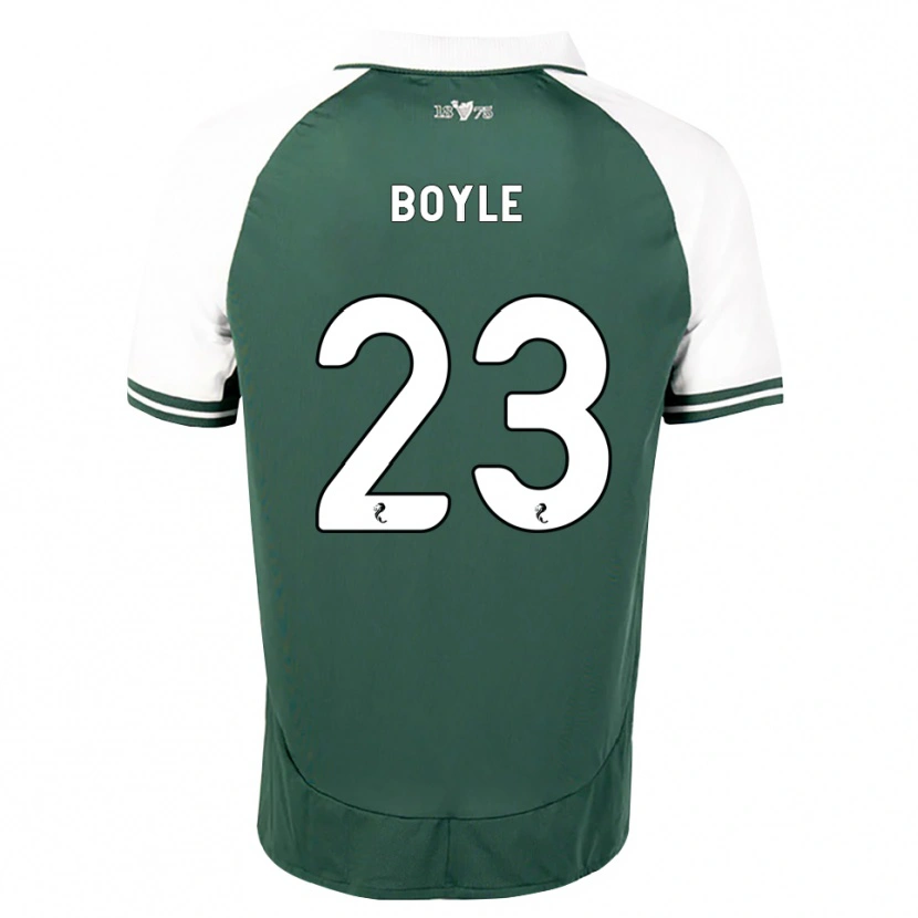 Danxen Niño Camiseta Rachael Boyle #23 Verde Marino Blanco 1ª Equipación 2026/27 La Camisa México
