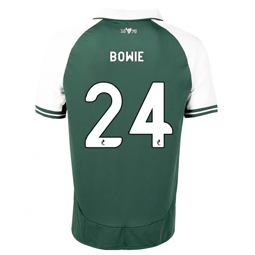 Danxen Niño Camiseta Tegan Bowie #24 Verde Marino Blanco 1ª Equipación 2026/27 La Camisa México