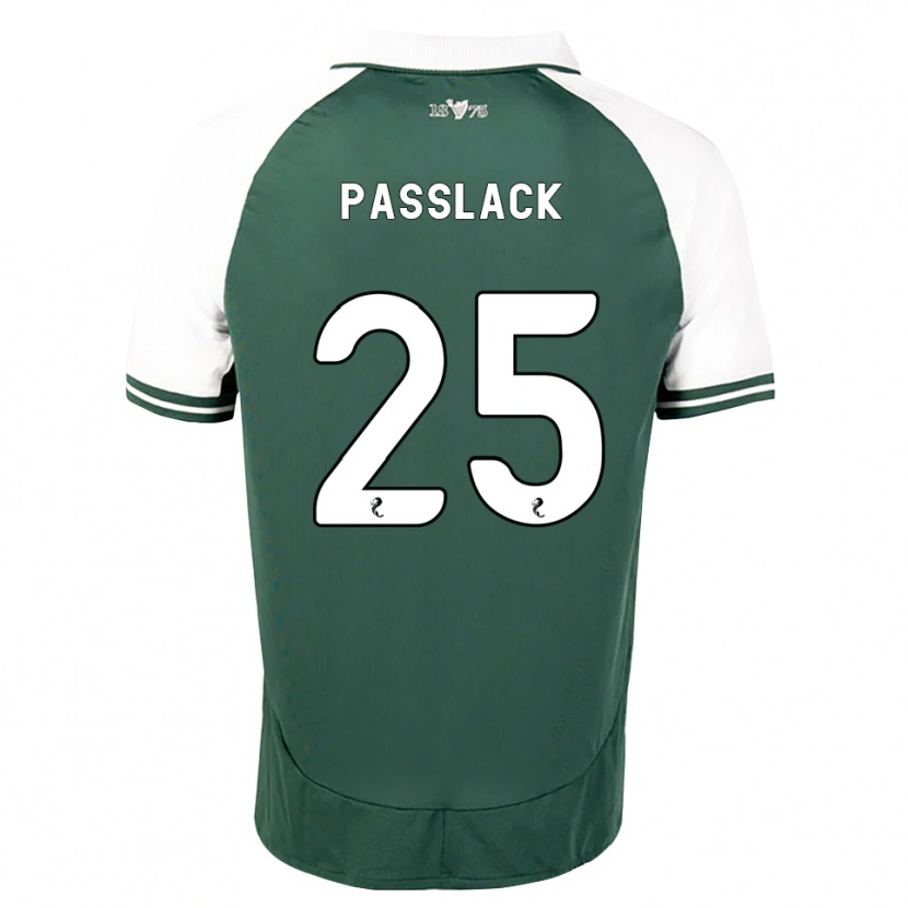 Danxen Niño Camiseta Felix Passlack #25 Verde Marino Blanco 1ª Equipación 2026/27 La Camisa México