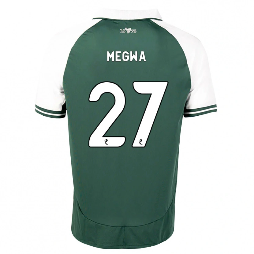 Danxen Niño Camiseta Kanayo Megwa #27 Verde Marino Blanco 1ª Equipación 2026/27 La Camisa México
