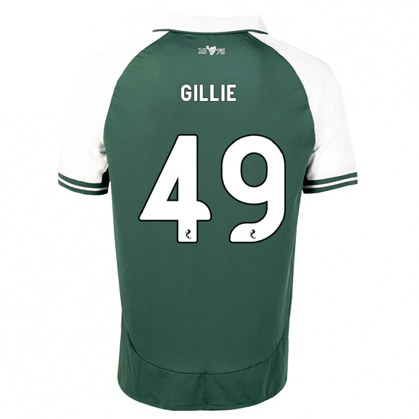 Danxen Niño Camiseta Lewis Gillie #49 Verde Marino Blanco 1ª Equipación 2026/27 La Camisa México