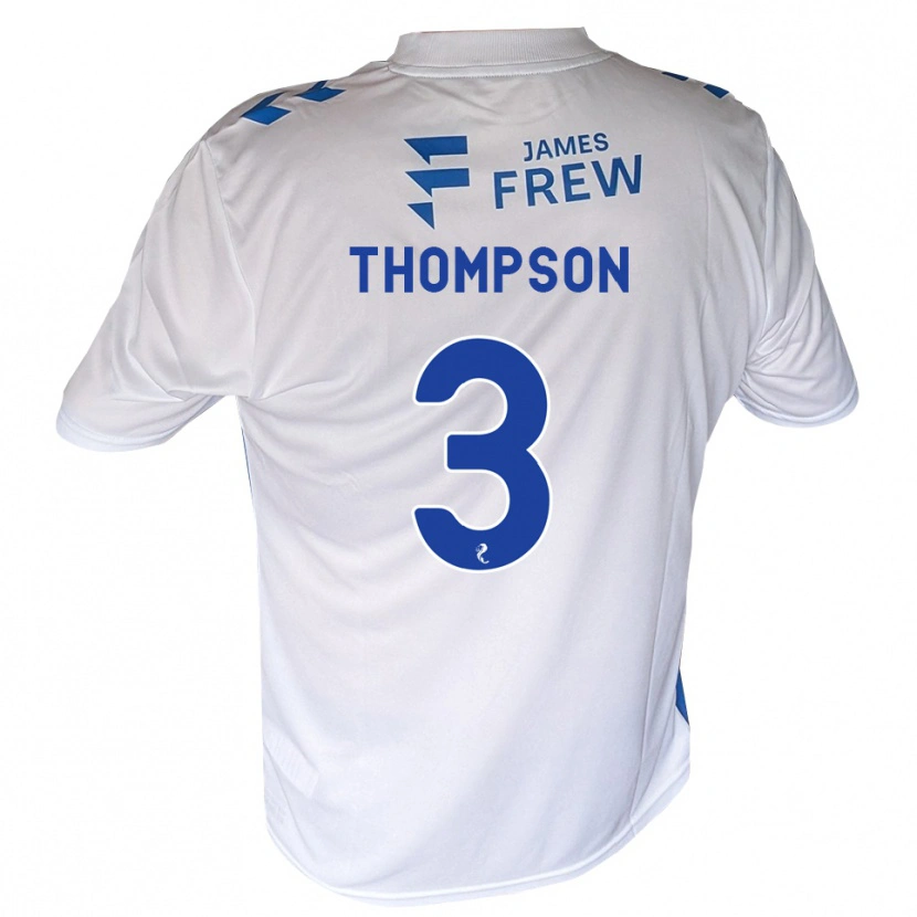Danxen Niño Camiseta Dominic Thompson #3 Azul Real Blanco 1ª Equipación 2026/27 La Camisa México