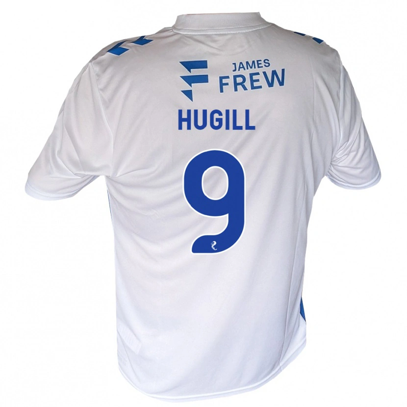 Danxen Niño Camiseta Joe Hugill #9 Azul Real Blanco 1ª Equipación 2026/27 La Camisa México