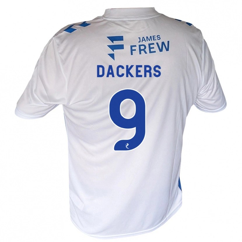 Danxen Niño Camiseta Marcus Dackers #9 Azul Real Blanco 1ª Equipación 2026/27 La Camisa México