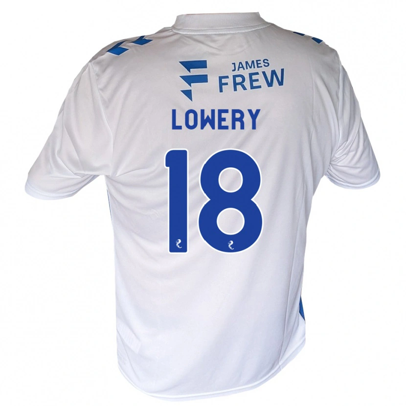 Danxen Niño Camiseta Tom Lowery #18 Azul Real Blanco 1ª Equipación 2026/27 La Camisa México