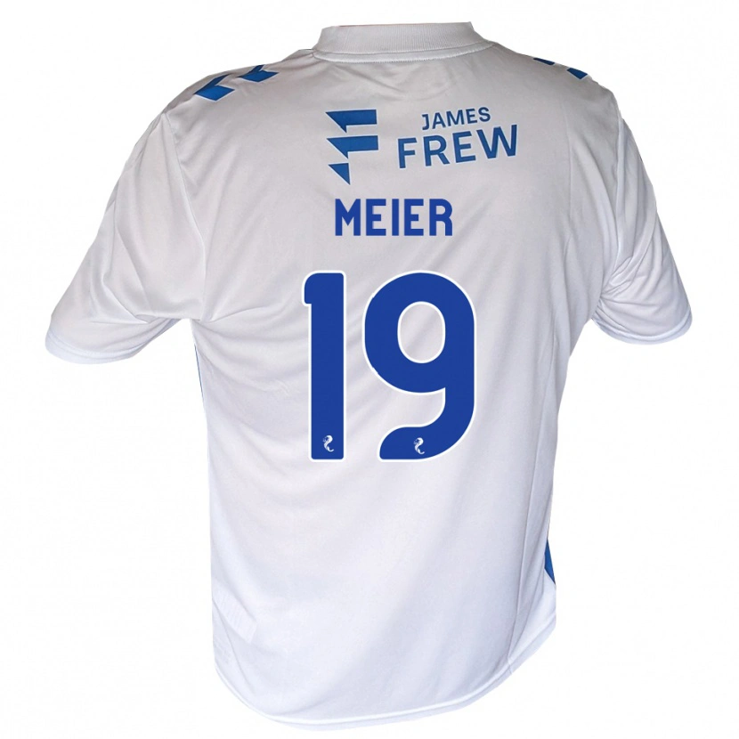 Danxen Niño Camiseta Jonathan Meier #19 Azul Real Blanco 1ª Equipación 2026/27 La Camisa México