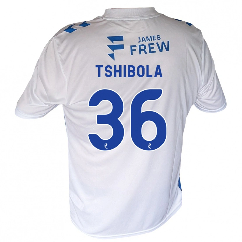 Danxen Niño Camiseta Aaron Tshibola #36 Azul Real Blanco 1ª Equipación 2026/27 La Camisa México