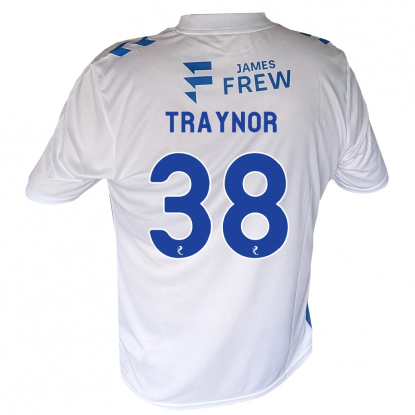 Danxen Niño Camiseta Archie Traynor #38 Azul Real Blanco 1ª Equipación 2026/27 La Camisa México