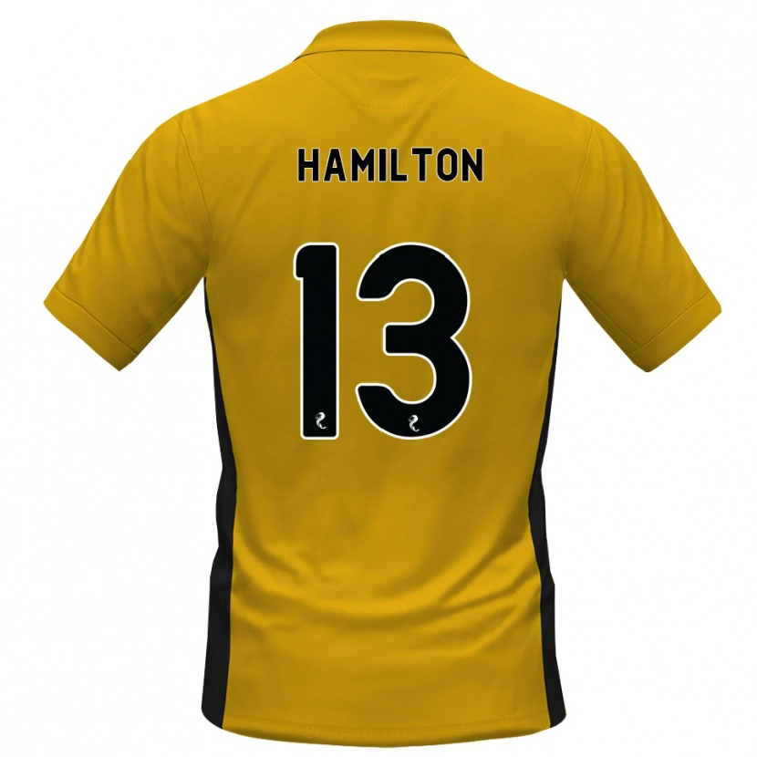 Danxen Niño Camiseta Jack Hamilton #13 Naranja Negro 1ª Equipación 2026/27 La Camisa México