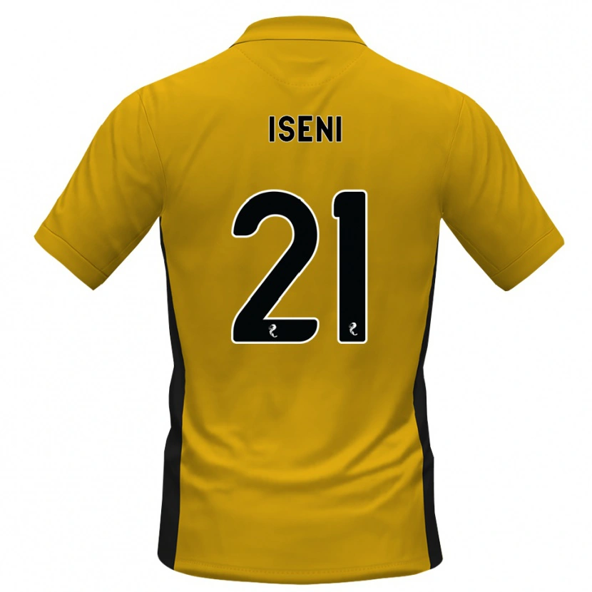 Danxen Niño Camiseta Besir Iseni #21 Naranja Negro 1ª Equipación 2026/27 La Camisa México
