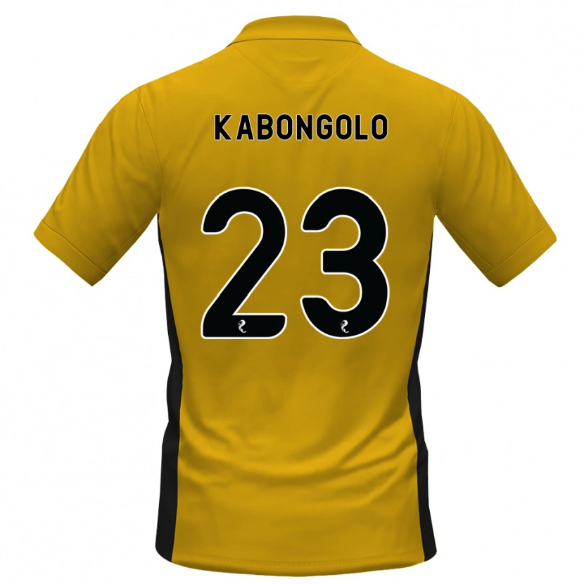 Danxen Niño Camiseta Brooklyn Kabongolo #23 Naranja Negro 1ª Equipación 2026/27 La Camisa México