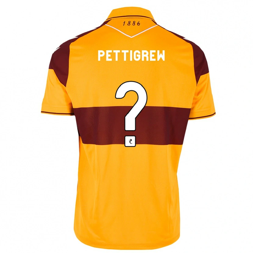 Danxen Niño Camiseta Matthew Pettigrew #0 Granate Naranja 1ª Equipación 2026/27 La Camisa México