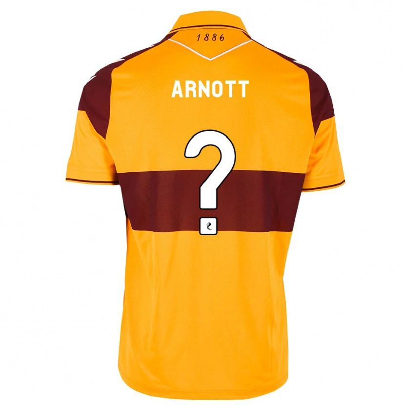 Danxen Niño Camiseta Andrew Arnott #0 Granate Naranja 1ª Equipación 2026/27 La Camisa México