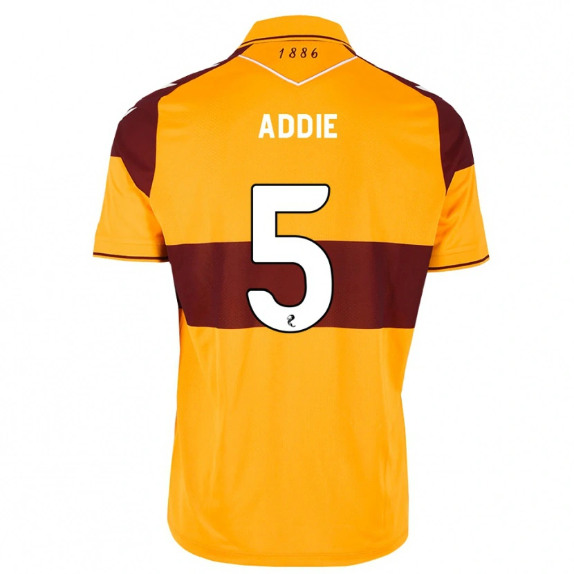 Danxen Niño Camiseta Jo Addie #5 Granate Naranja 1ª Equipación 2026/27 La Camisa México