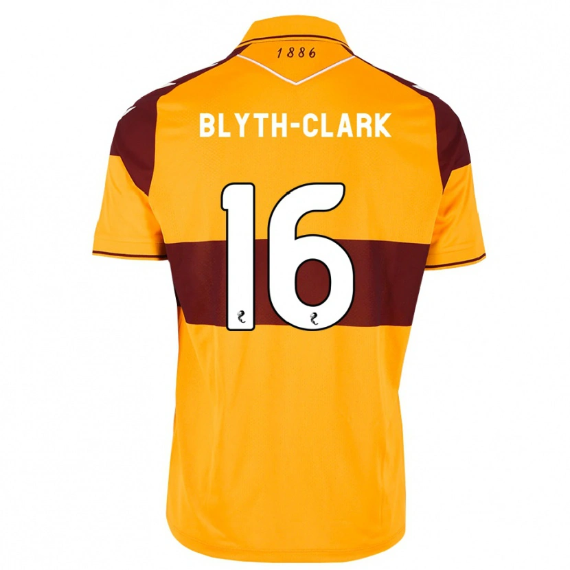 Danxen Niño Camiseta Mason Blyth-Clark #16 Granate Naranja 1ª Equipación 2026/27 La Camisa México