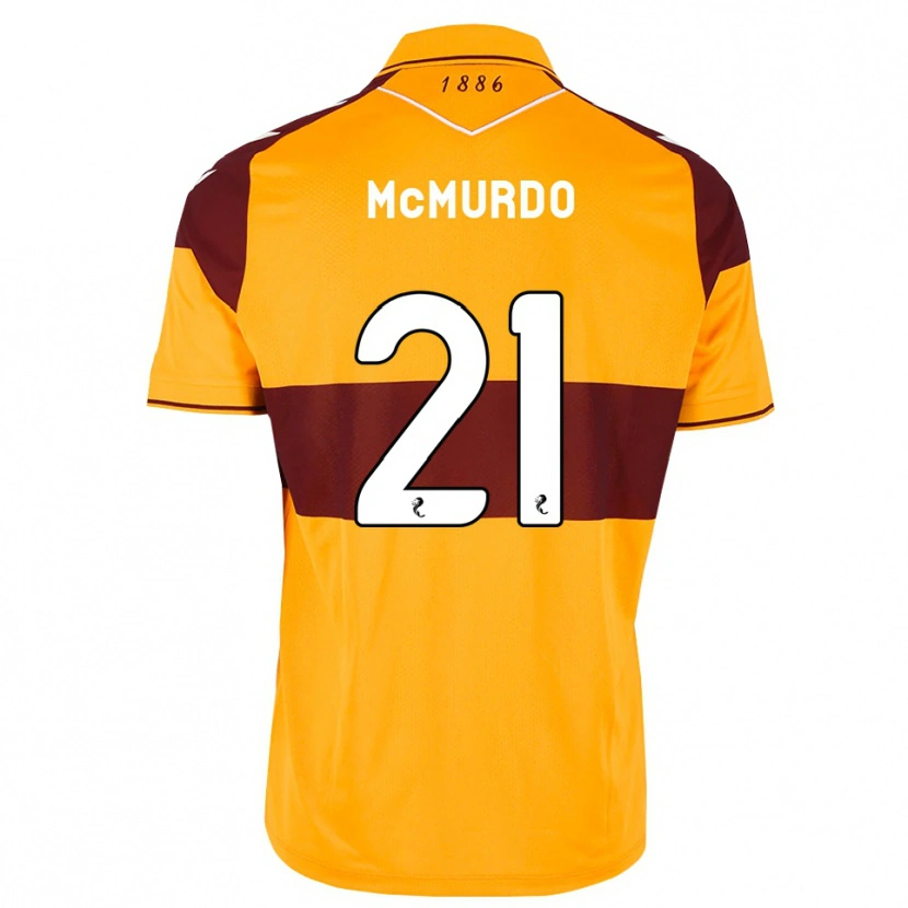 Danxen Niño Camiseta Emma Mcmurdo #21 Granate Naranja 1ª Equipación 2026/27 La Camisa México