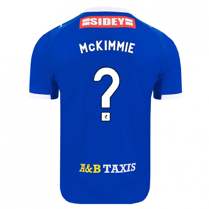 Danxen Niño Camiseta Lucas Mckimmie #0 Azul Rojo Amarillo 1ª Equipación 2026/27 La Camisa México