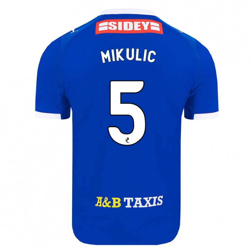 Danxen Niño Camiseta Bozo Mikulic #5 Azul Rojo Amarillo 1ª Equipación 2026/27 La Camisa México