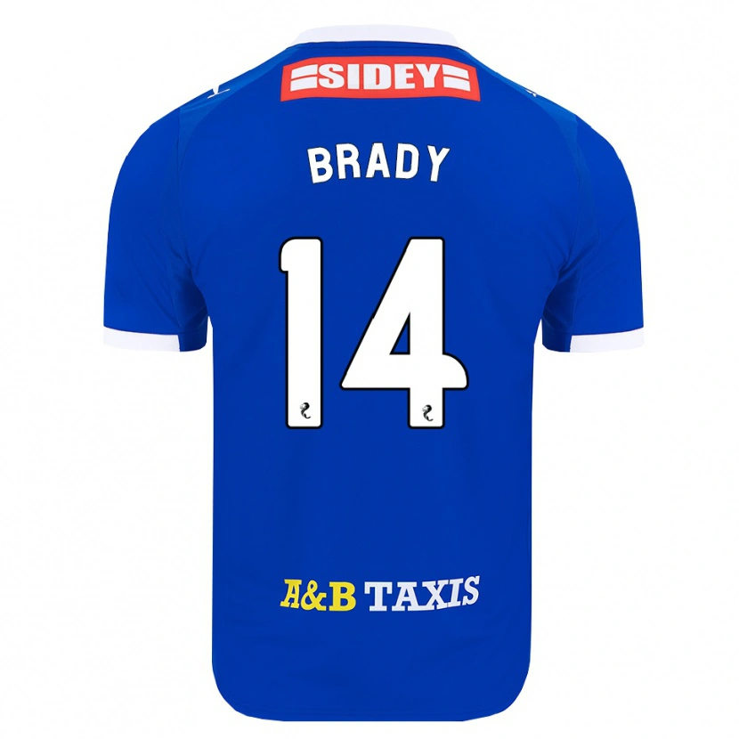 Danxen Niño Camiseta Scarlett Brady #14 Azul Rojo Amarillo 1ª Equipación 2026/27 La Camisa México