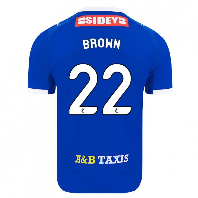 Danxen Niño Camiseta Cameron Brown #22 Azul Rojo Amarillo 1ª Equipación 2026/27 La Camisa México
