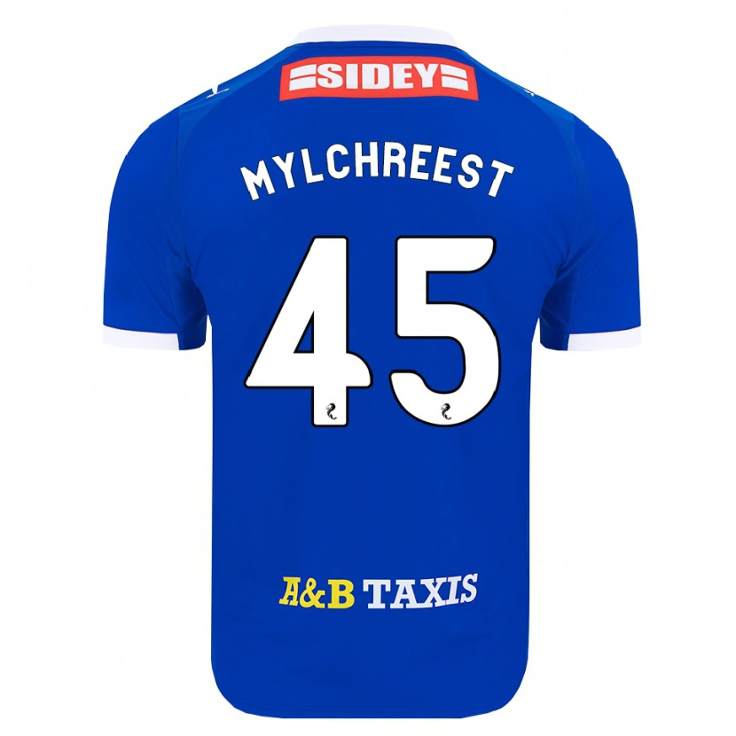 Danxen Niño Camiseta Jackson Mylchreest #45 Azul Rojo Amarillo 1ª Equipación 2026/27 La Camisa México