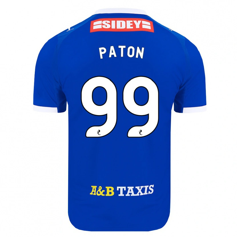 Danxen Niño Camiseta Ruari Paton #99 Azul Rojo Amarillo 1ª Equipación 2026/27 La Camisa México