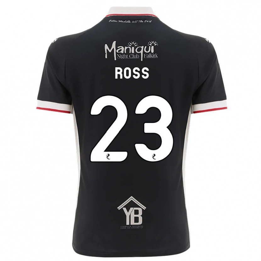 Danxen Niño Camiseta Ethan Ross #23 Negro Blanco Rojo 1ª Equipación 2026/27 La Camisa México