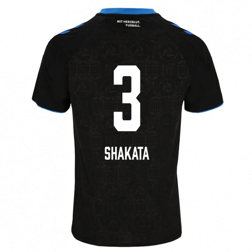 Danxen Niño Camiseta Haruto Shakata #3 Negro Blanco Rojo 1ª Equipación 2026/27 La Camisa México