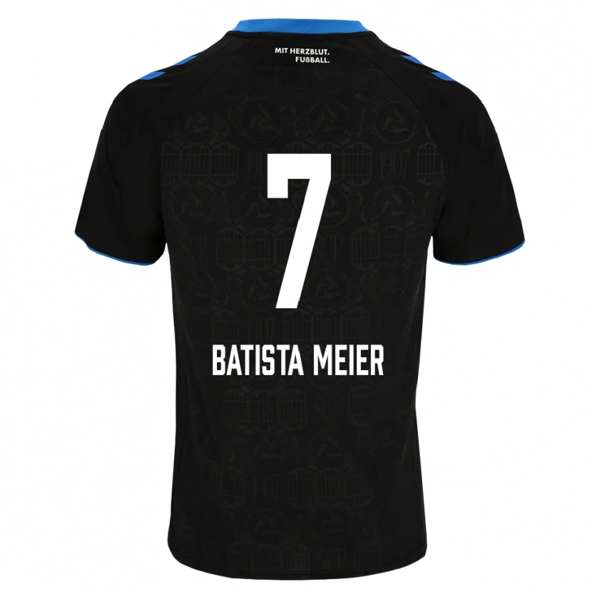 Danxen Niño Camiseta Oliver Batista Meier #7 Negro Blanco Rojo 1ª Equipación 2026/27 La Camisa México