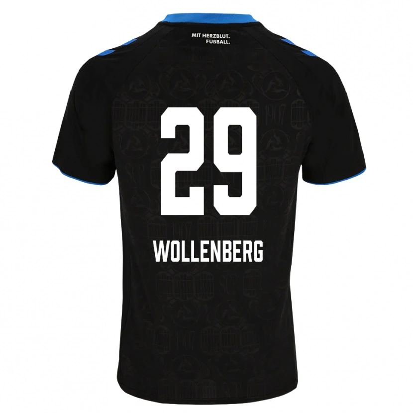 Danxen Niño Camiseta Paul Wollenberg #29 Negro Blanco Rojo 1ª Equipación 2026/27 La Camisa México