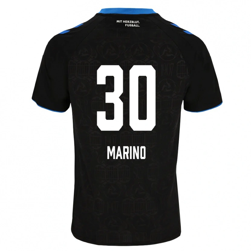 Danxen Niño Camiseta Stefano Marino #30 Negro Blanco Rojo 1ª Equipación 2026/27 La Camisa México
